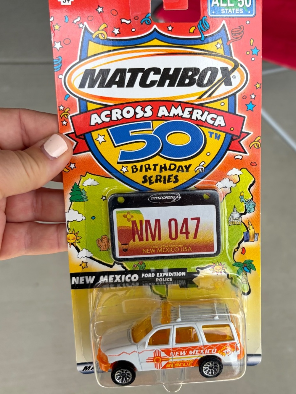 Matchbox Across America 50th Birthday – New Mexico #047 Ford Expedition Police